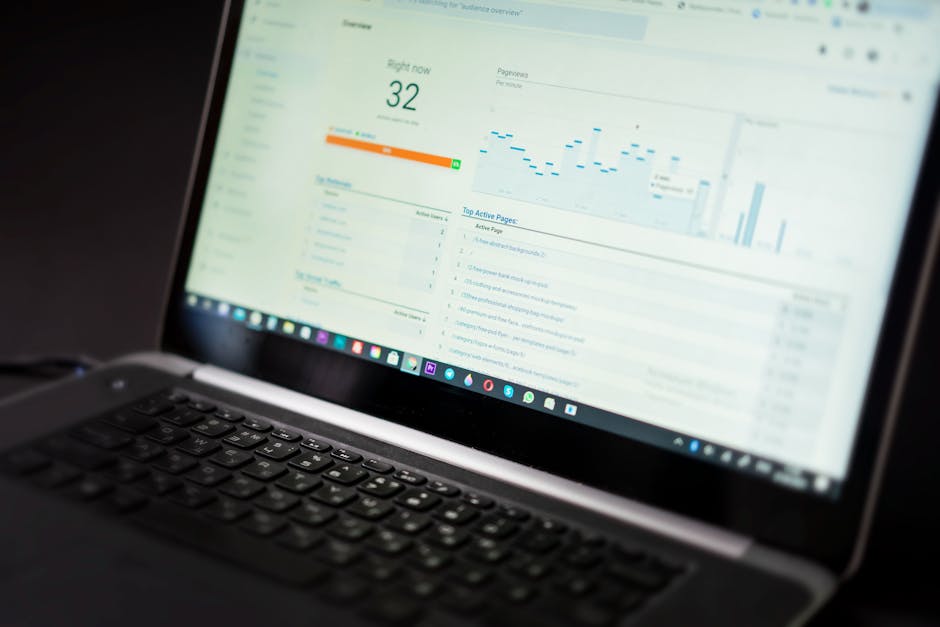 Analytics dashboard showing performance metrics